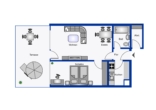 Gepflegte 2-Zimmerwohnung mit schöner Süd-Terrasse und Gartenanteil - Bild