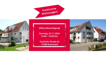 Barrierefreie 4,5-Zimmer-Dachgeschosswohnung, inklusive separatem Bereich für eine Pflegekraft!, 71549 Auenwald, Dachgeschosswohnung